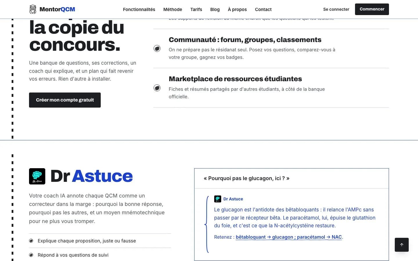 MentorQCM — La plateforme en chiffres