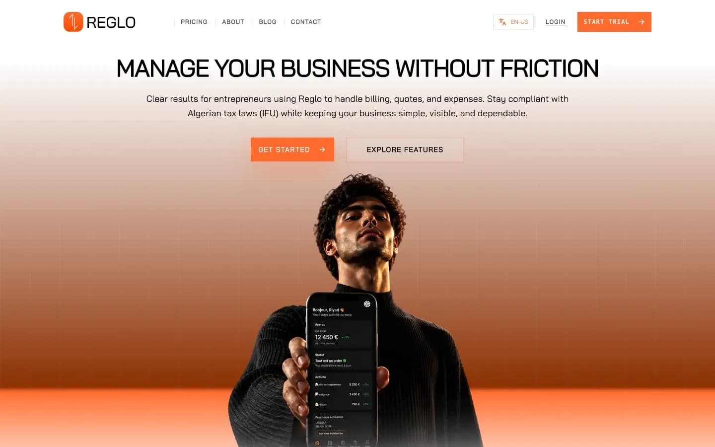Reglo — Site de présentation